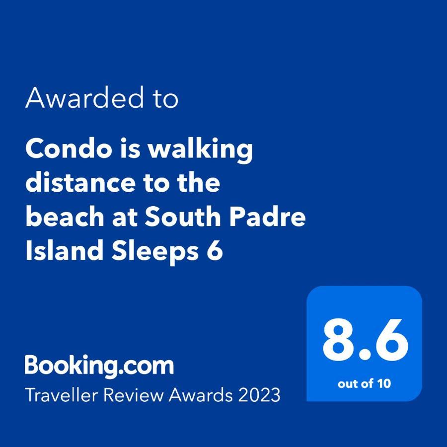 Affordable Spi Family Condo - Walking Distance To The Beach, Sleeps 6, Third Floor, 2025 Traveler Award South Padre Island Dış mekan fotoğraf